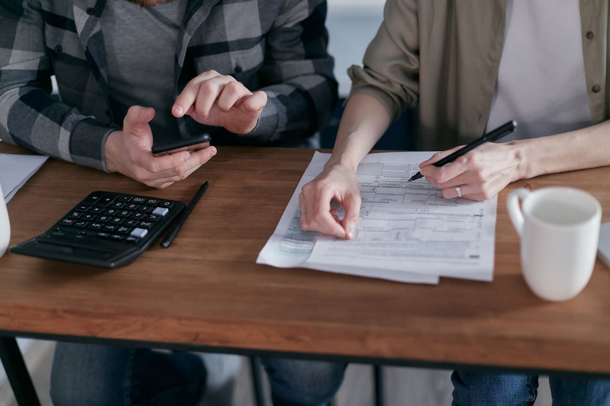 Tax documents representing how restricted stock units RSUs are taxed